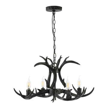 Eldora Adjustable Resin Antler LED Chandelier